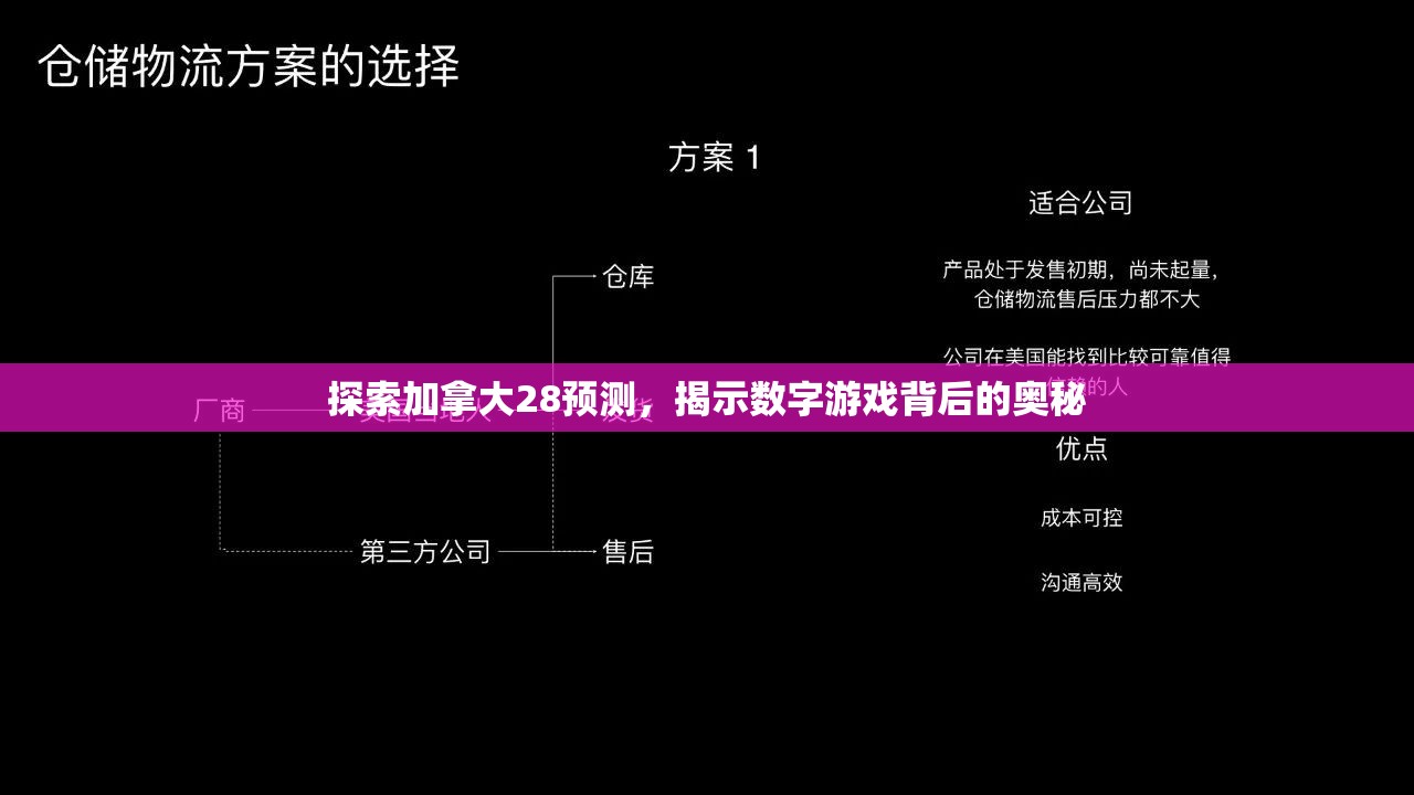 探索加拿大28预测，揭示数字游戏背后的奥秘