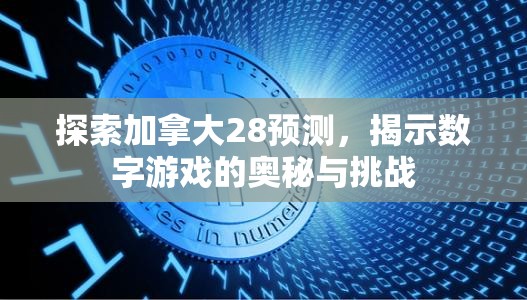 探索加拿大28预测，揭示未来的可能性