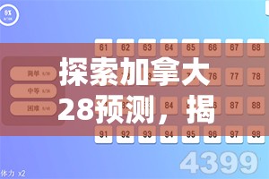 探索加拿大28预测，揭示未来的秘密与挑战