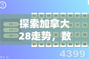 探索加拿大28走势，数字与策略的游戏