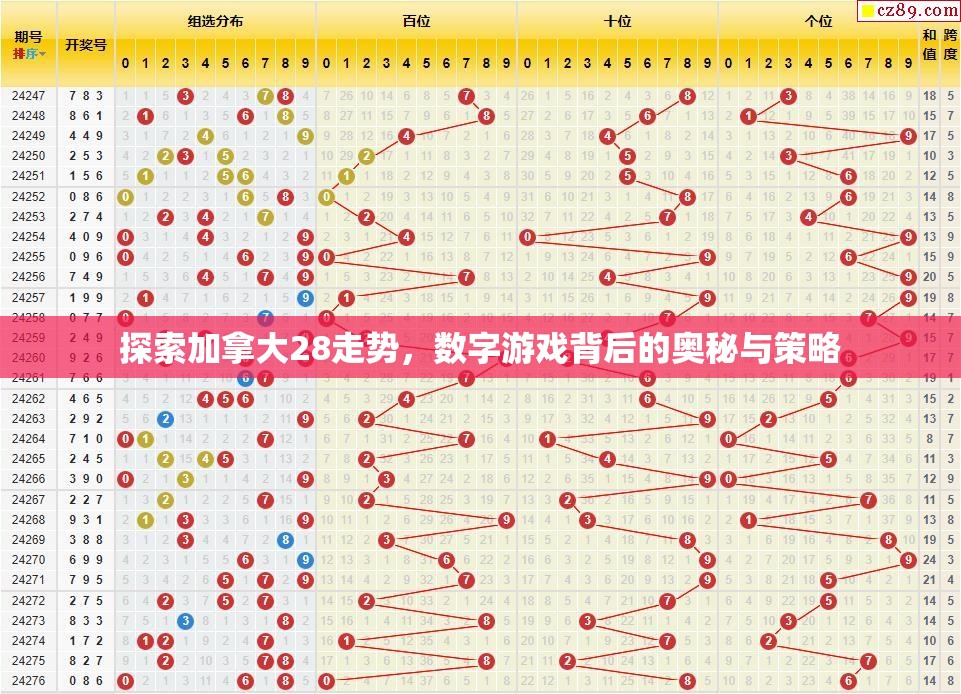 探索加拿大28预测，揭示未来的可能性与策略分析