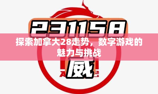 探索加拿大28走势，数字游戏的魅力与挑战