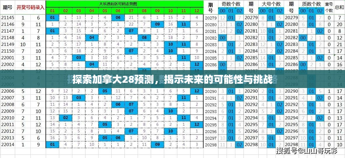 探索加拿大28预测，揭示未来的可能性与挑战