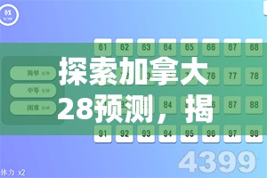 探索加拿大28预测，揭示数字背后的奥秘